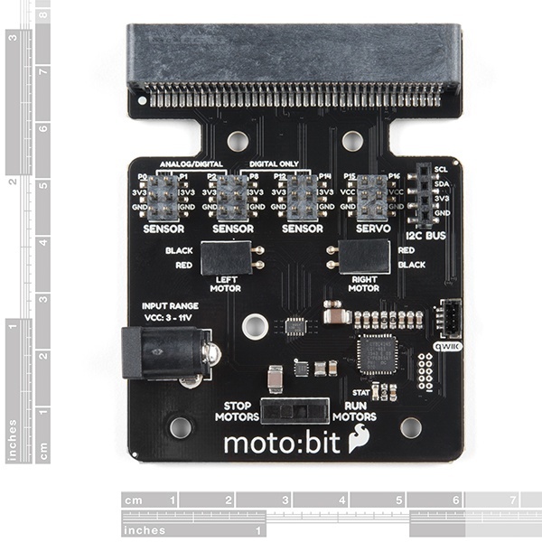 SparkFun moto:bit(micro:bitキャリアボード、Qwiic)【DEV-15713】