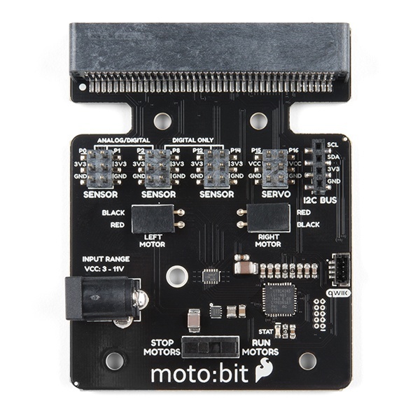 SparkFun moto:bit - micro:bit Carrier Board (Qwiic)【DEV-15713】