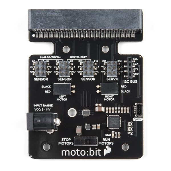 SparkFun moto:bit(micro:bitキャリアボード、Qwiic)【DEV-15713】