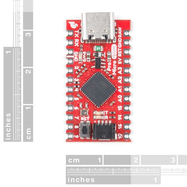 SparkFun Qwiic Pro Micro(ATmega32U4、USB-C)【DEV-15795】