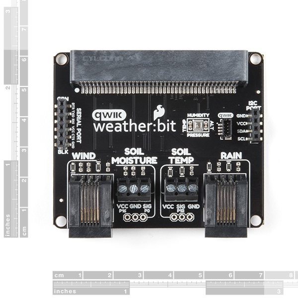 SparkFun weather:bit - micro:bit Carrier Board (Qwiic)【DEV-15837】