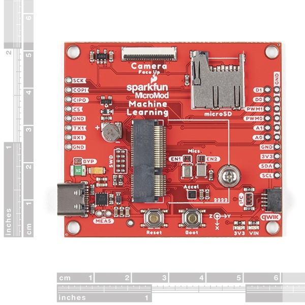 SparkFun MicroMod Machine Learning Carrier Board【DEV-16400】