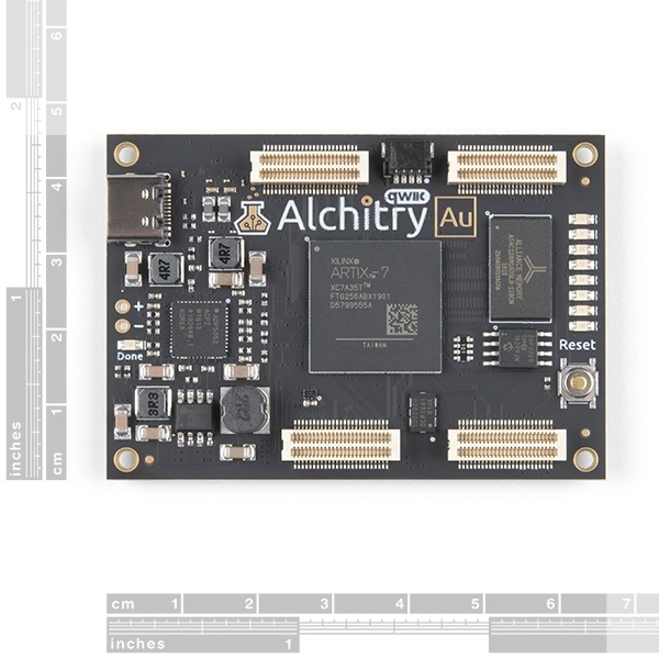 Alchitry Au FPGA開発ボード(Xilinx Artix 7)【DEV-16527】