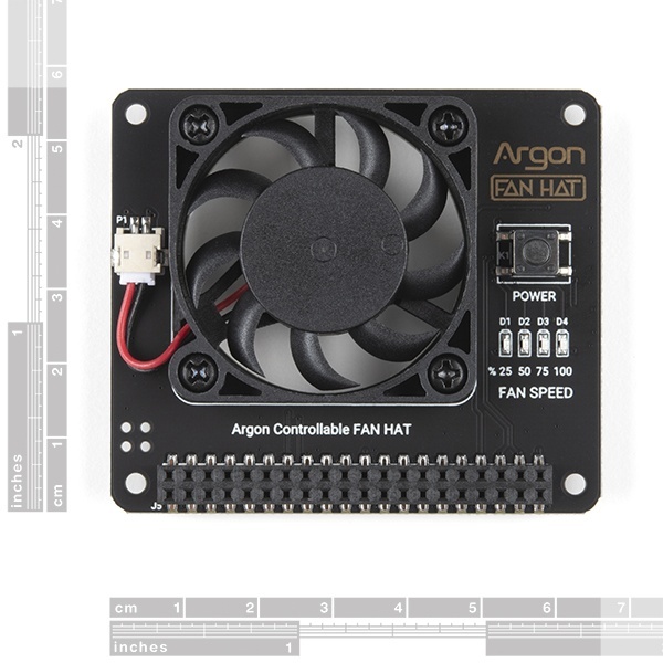 Raspberry Pi 4/3B/3B+用Argon40ファンHAT【DEV-17163】