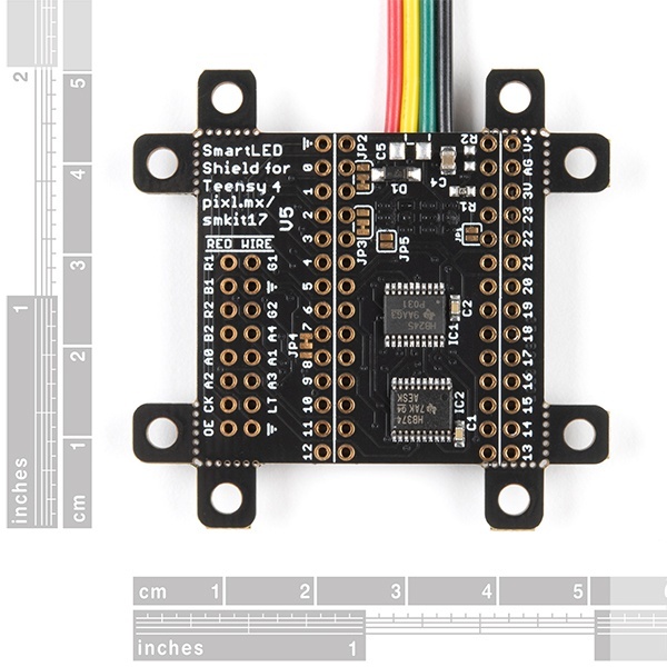 SmartLED Shield - Teensy 4【DEV-17521】