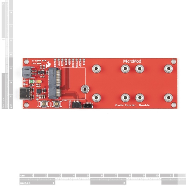 SparkFun MicroMod Qwiicキャリアボード(ダブル)【DEV-17724】