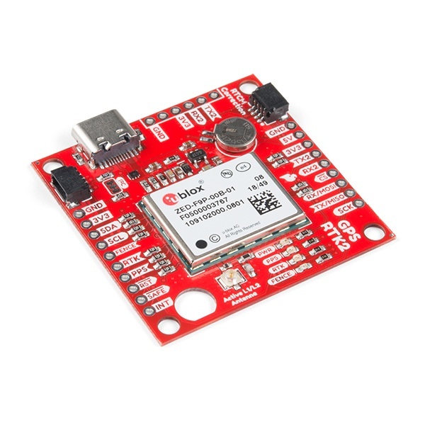 SparkFun GPS-RTK2 Board - ZED-F9P (Qwiic) GPS-15136 SparkFun