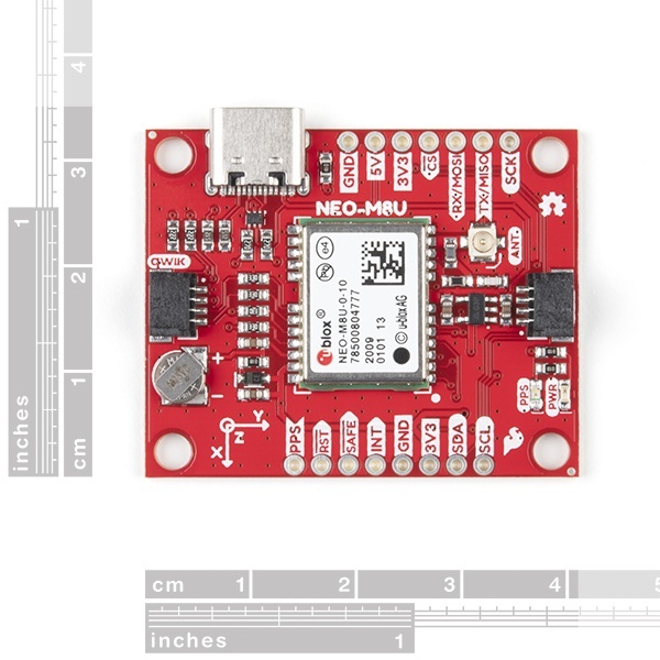 SparkFun GPS Dead Reckoning Breakout - NEO-M8U (Qwiic)【GPS-16329】