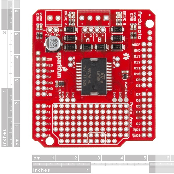 SparkFun Ardumoto Shield Kit【KIT-14180】