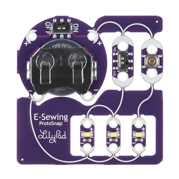 LilyPad E-Sewing ProtoSnapキット【KIT-14528】
