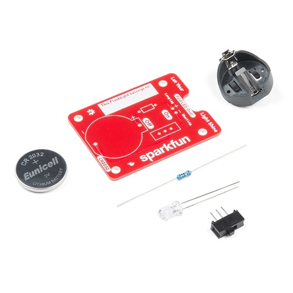 SparkFun Basic Flashlight Soldering Kit【KIT-14877】