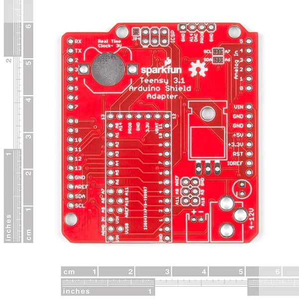 Teensy Arduino シールドアダプタ【KIT-15716】