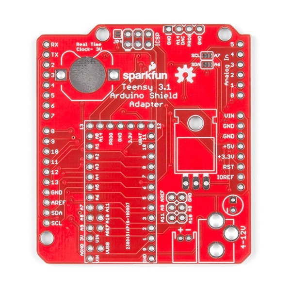Teensy Arduino Shield Adapter【KIT-15716】