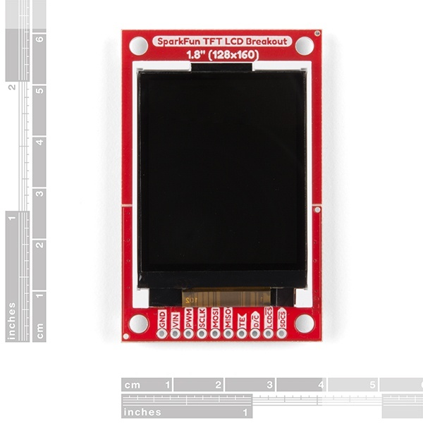 SparkFun TFT LCDディスプレイブレークアウトボード(1.8インチ、128×160)【LCD-15143】