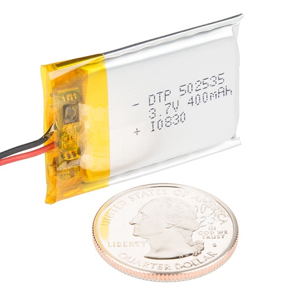 Lithium Ion Battery - 400mAh【PRT-13851】
