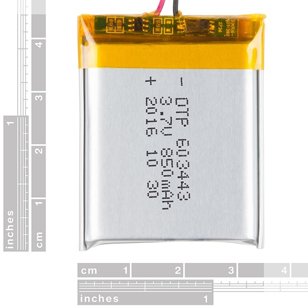 Lithium Ion Battery - 850mAh【PRT-13854】