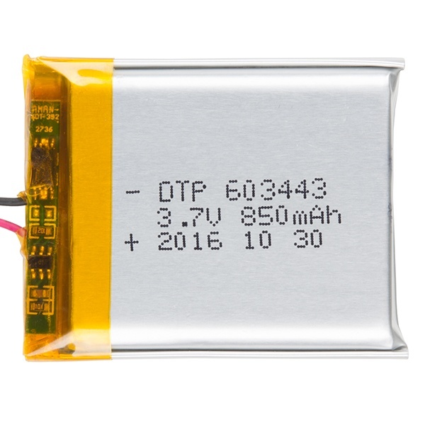 Lithium Ion Battery - 850mAh【PRT-13854】