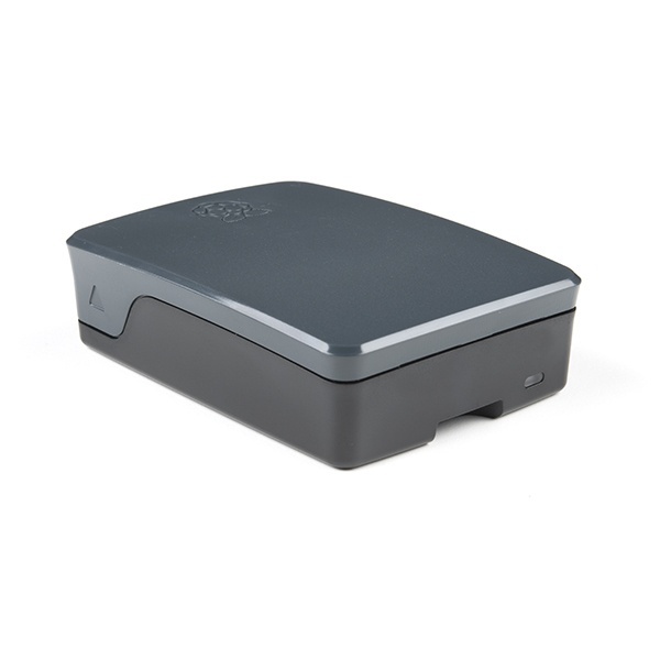公式Raspberry Pi 4ケース(ブラック/グレー)【PRT-17267】