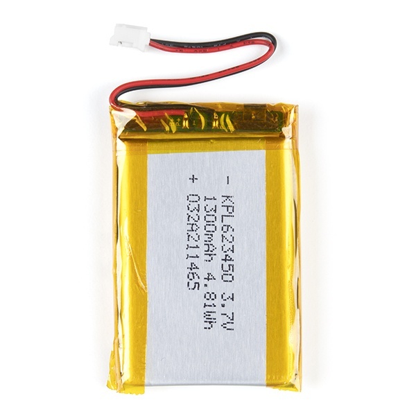 Lithium Ion Battery - 1250mAh (IEC62133 Certified)【PRT-18286】