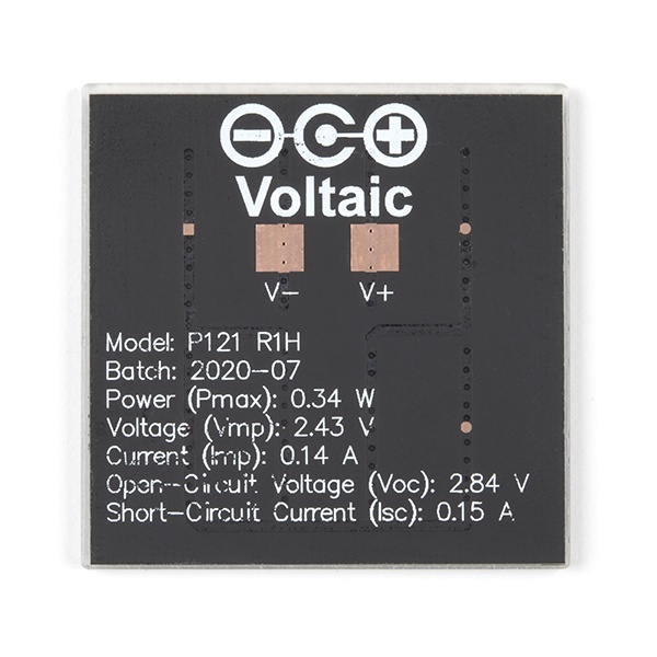 ミニソーラーパネル(0.3W 2V ETFE)【PRT-18723】
