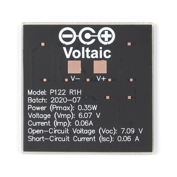 ミニソーラーパネル(0.3W 6V ETFE)【PRT-18724】
