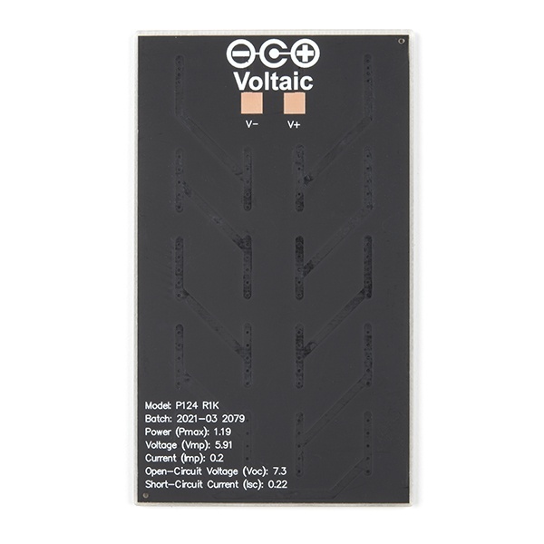 小型ソーラーパネル(1.2W、6V、ETFE)【PRT-18726】