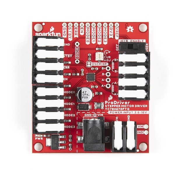 SparkFun ProDriver ステッピングモータードライバボード(TC78H670FTG)【ROB-16836】