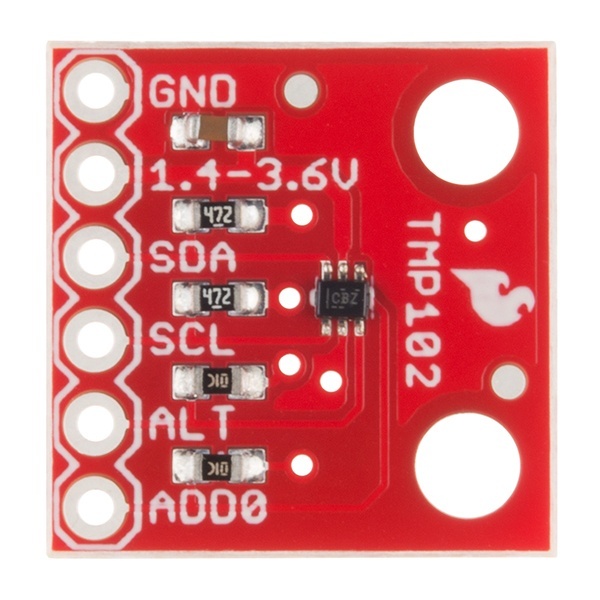 SparkFun デジタル温度センサーブレークアウトボード(TMP102)【SEN-13314】