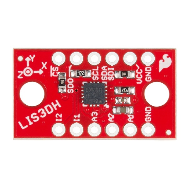 SparkFun 3軸加速度計ブレークアウトボード(LIS3DH)【SEN-13963】