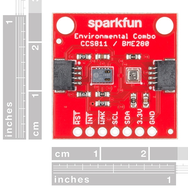 SparkFun Environmental Combo Breakout - CCS811/BME280 (Qwiic)【SEN-14348】