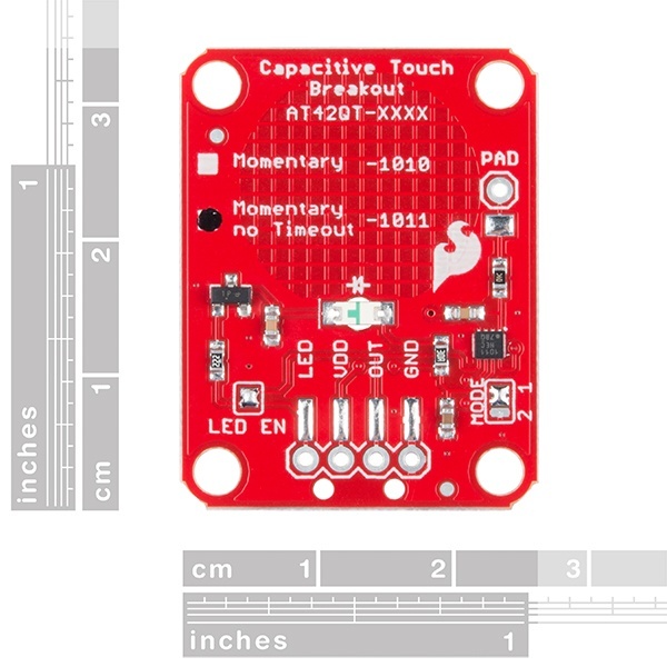 SparkFun Capacitive Touch Breakout - AT42QT1011【SEN-14520】