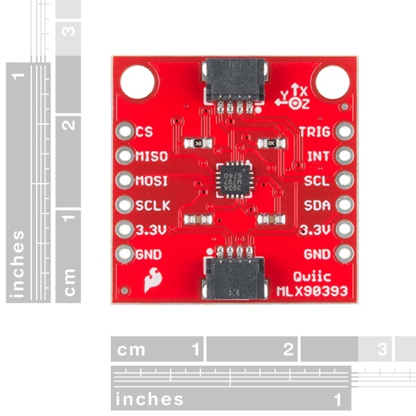 SparkFun 3軸磁力計ブレークアウトボード(MLX90393、Qwiic)【SEN-14571】