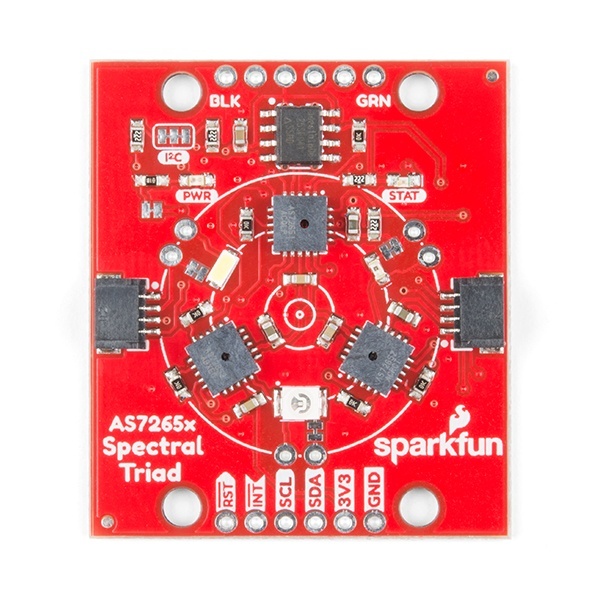 SparkFun Triad 分光センサーブレークアウトボード(AS7265x、Qwiic)【SEN-15050】