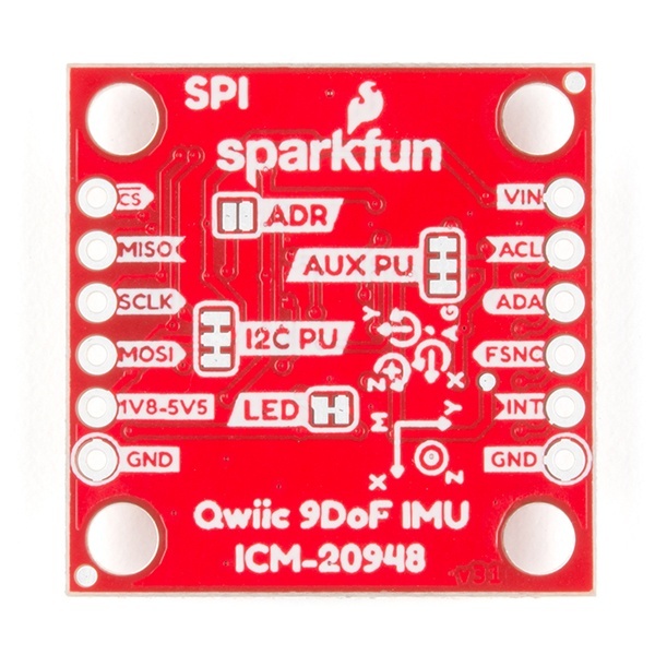 9DoF IMUブレークアウトボード(ICM-20948 Qwiic)【SEN-15335】
