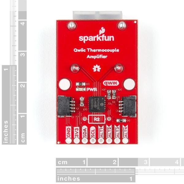 SparkFun Qwiic熱電対アンプブレークアウトボード(MCP9600、PCCコネクタ)【SEN-16294】