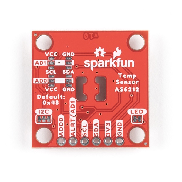 SparkFun デジタル温度センサーブレークアウトボード(AS6212、Qwiic)【SEN-18521】