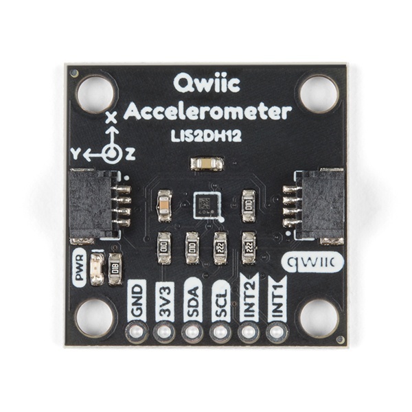 Triple Axis Accelerometer Breakout - LIS2DH12 (Qwiic)【SPX-15760】