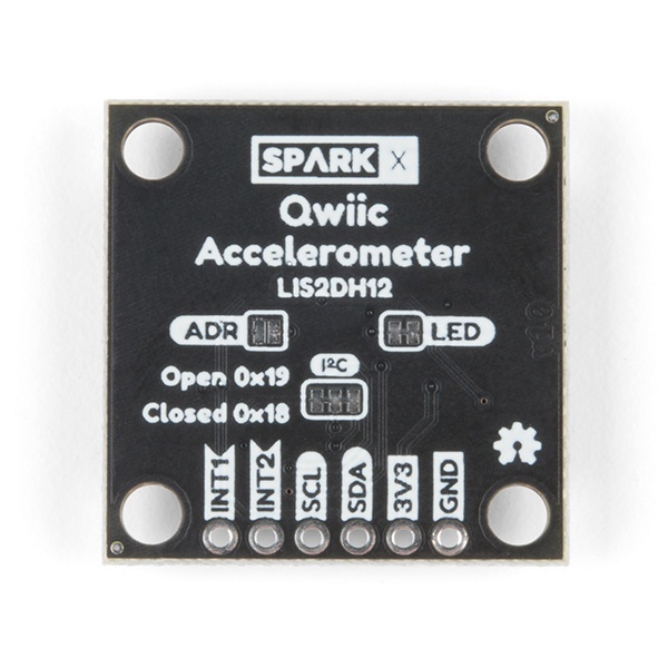 Triple Axis Accelerometer Breakout - LIS2DH12 (Qwiic)【SPX-15760】