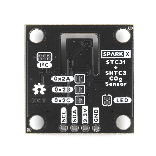 CO2センサーブレークアウトボード(STC31、Qwiic)【SPX-18385】