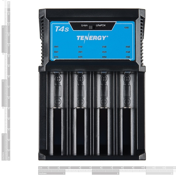 Tenergy T4s Intelligent Universal Charger - 4-Bay【TOL-14457】