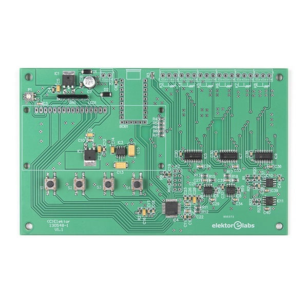 Elektor 6チャンネル温度モニター&ロガー(部分組み立てモジュール)【WIG-18013】