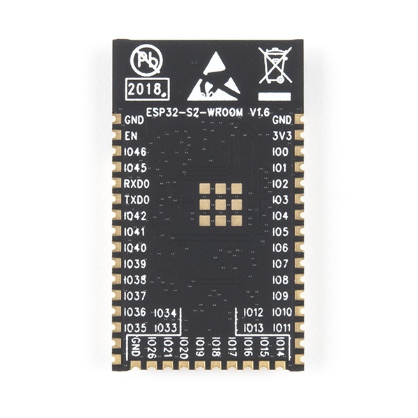 ESP32-S2 WROOM Module - 4MB (PCB Antenna)【WRL-18583】