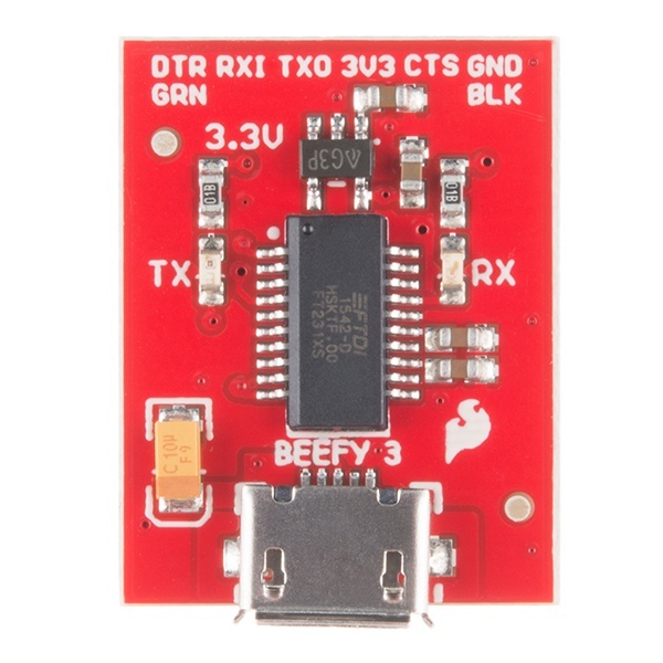 SparkFun Beefy 3(FTDIベーシックブレークアウトボード)【DEV-13746】