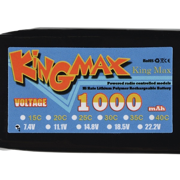 Lithium Ion Battery - 1000mAh 7.4v【PRT-11855】