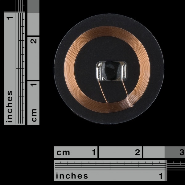 RFID Tag - Transparent MIFARE Classic 1K (13.56 MHz)【SEN-10128】