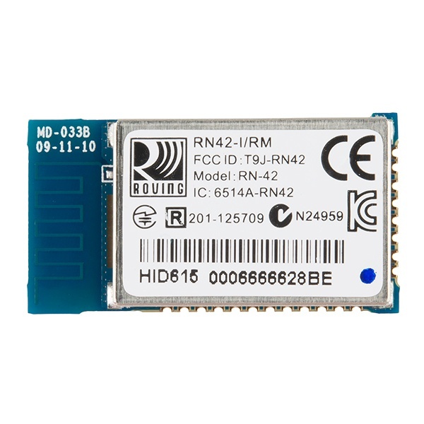 Bluetooth SMD Module - RN-42 (v6.15)【WRL-12574】