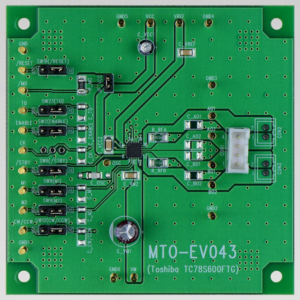モータドライバIC(TC78S600FTG)評価基板【MTO-EV043(TC78S600FTG)】