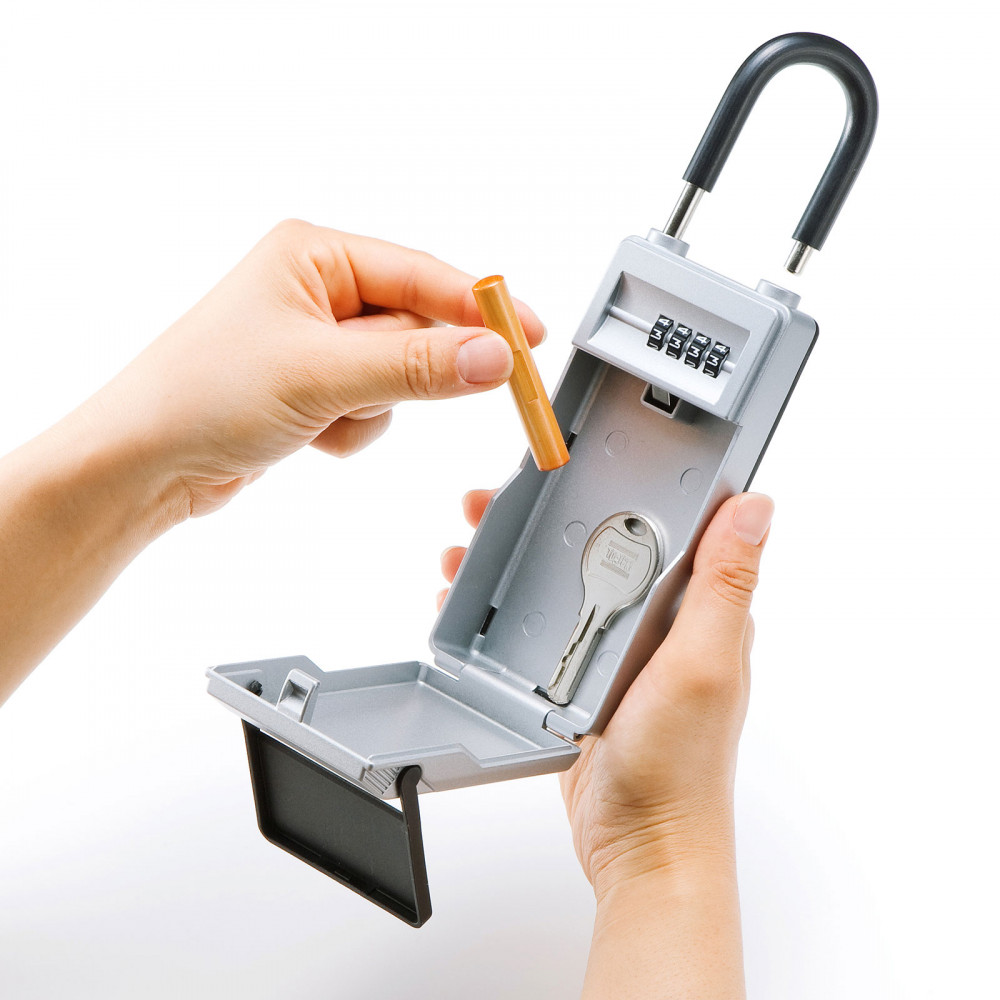 セキュリティ鍵収納ボックス(2段階開閉式)【SL-75N】