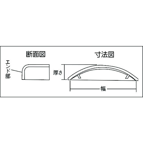 配線カバーコネクターエンドタイプ 幅60【TRD60E-BN】