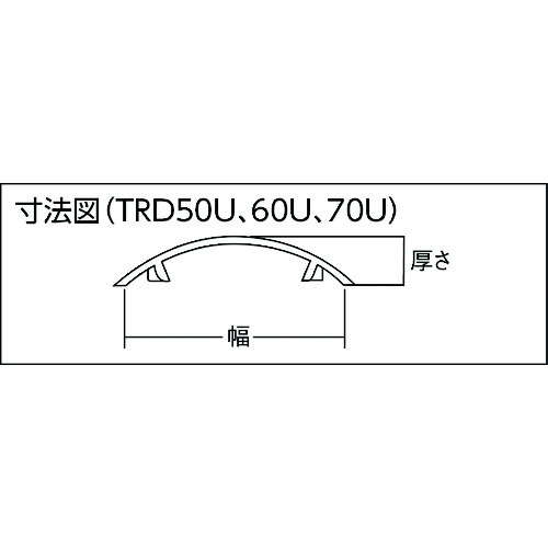 配線カバーコネクターフタ Uタイプ 幅60【TRD60U-BN】